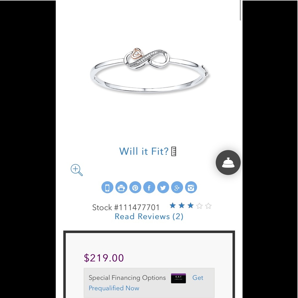 Infinity Sterling Bracelet From Kay Jewelers Gem